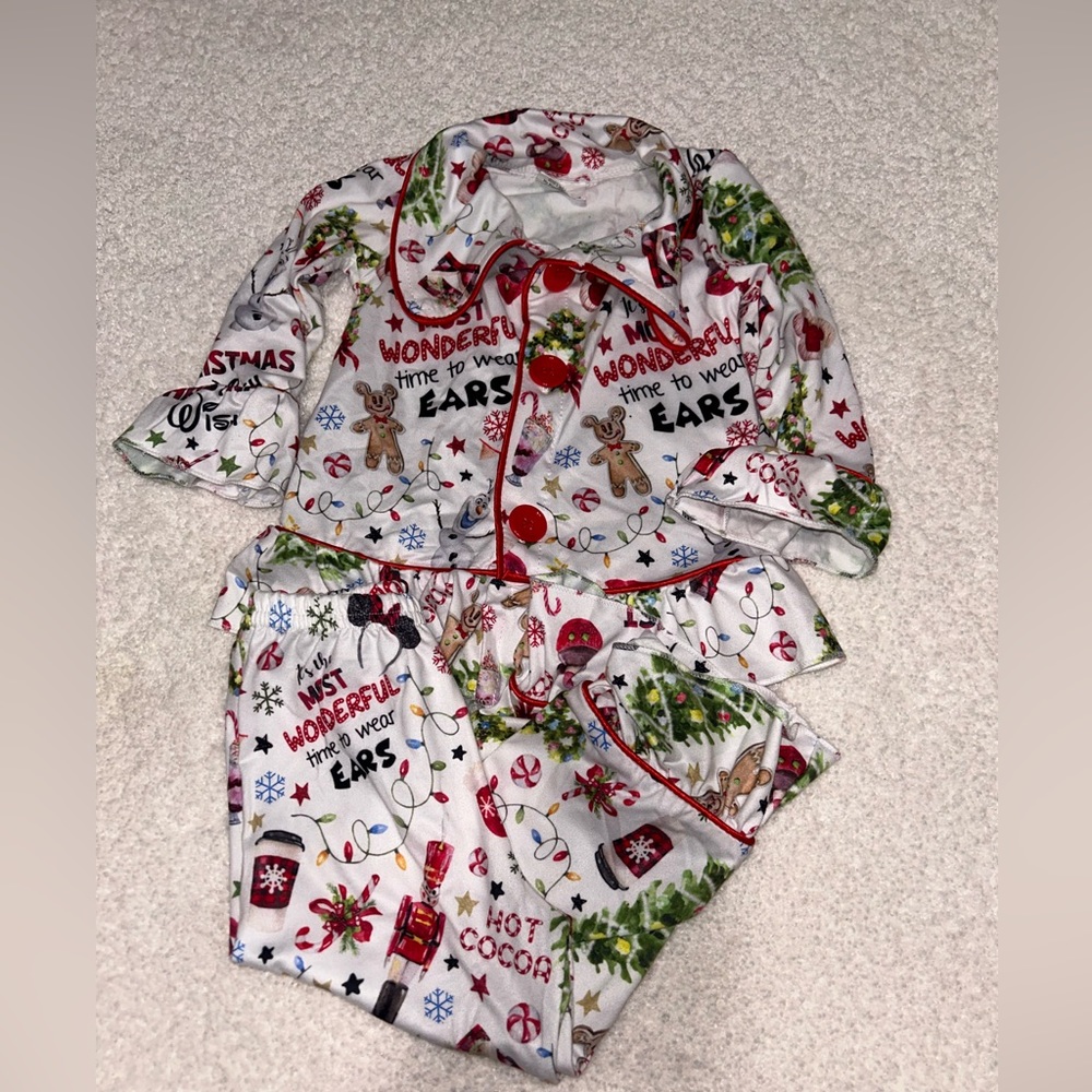 Christmas Mickey PJs